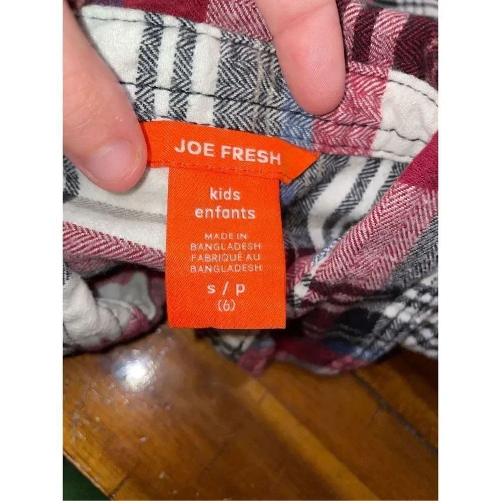 Joe Fresh Plaid Kids Button Up - Picture 4 of 5
